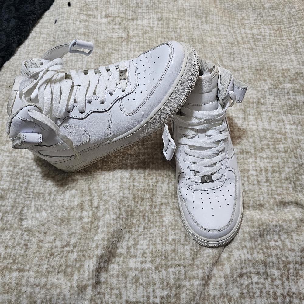 2 Pairs for the price of one...Nike Air Force 1 Mid, size 10.5 US, no box